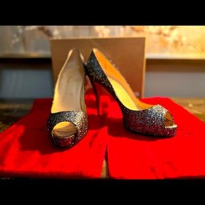 Authentic Glitter Christian Louboutin’s Beautiful 